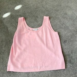 St. John beautiful pink textured tank/cami
